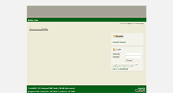 Desktop Screenshot of members.greenwoodhillscc.com
