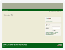 Tablet Screenshot of members.greenwoodhillscc.com